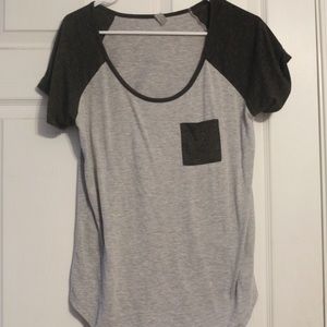 Basic Grey T-shirt with a Pocket